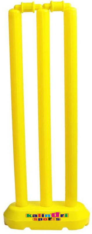 Kalindri Sports Yellow Cricket Set with Bat, Stump(6 Number, PVC Bat with Stumps)(Multicolor)