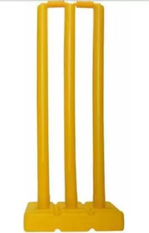 ANS SPORTS CRICKET PLASTIC WICKET SET(Yellow)