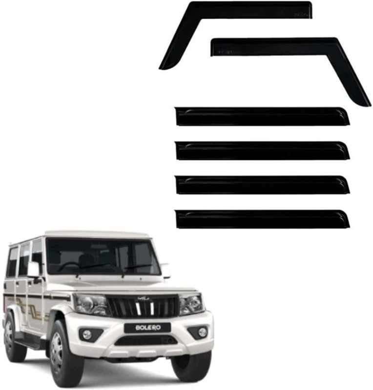 motobridge For Non-convertibles Rear, Front Wind Deflector(Clear MAHINDRA Bolero)