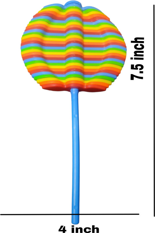 Candy Flower Staked Wind Spinner(Multicolor)