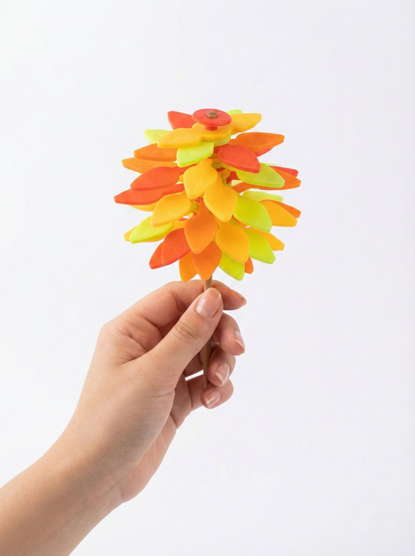 toad toys Staked Wind Spinner(Pink, Multicolor)