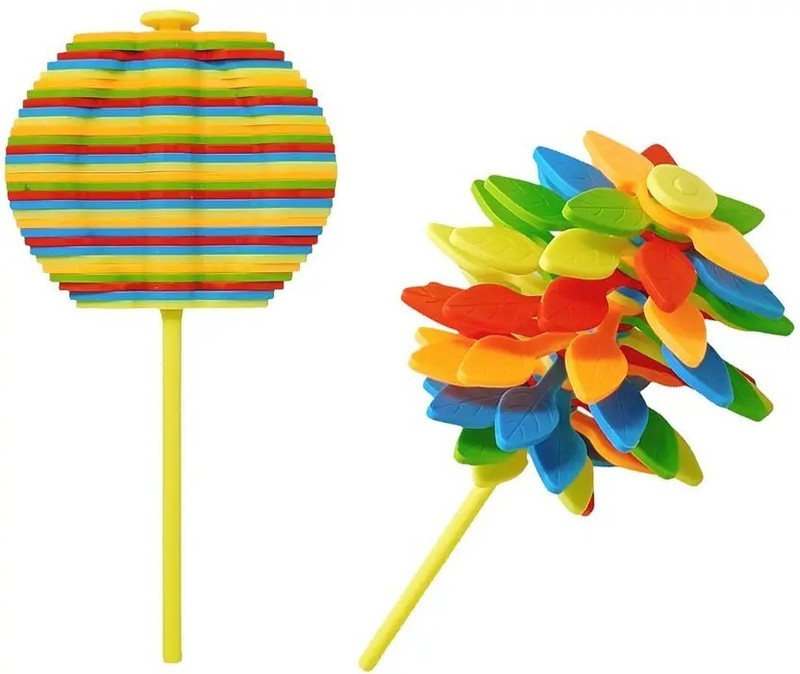 Goyal Trading Company Staked Wind Spinner(Multicolor)