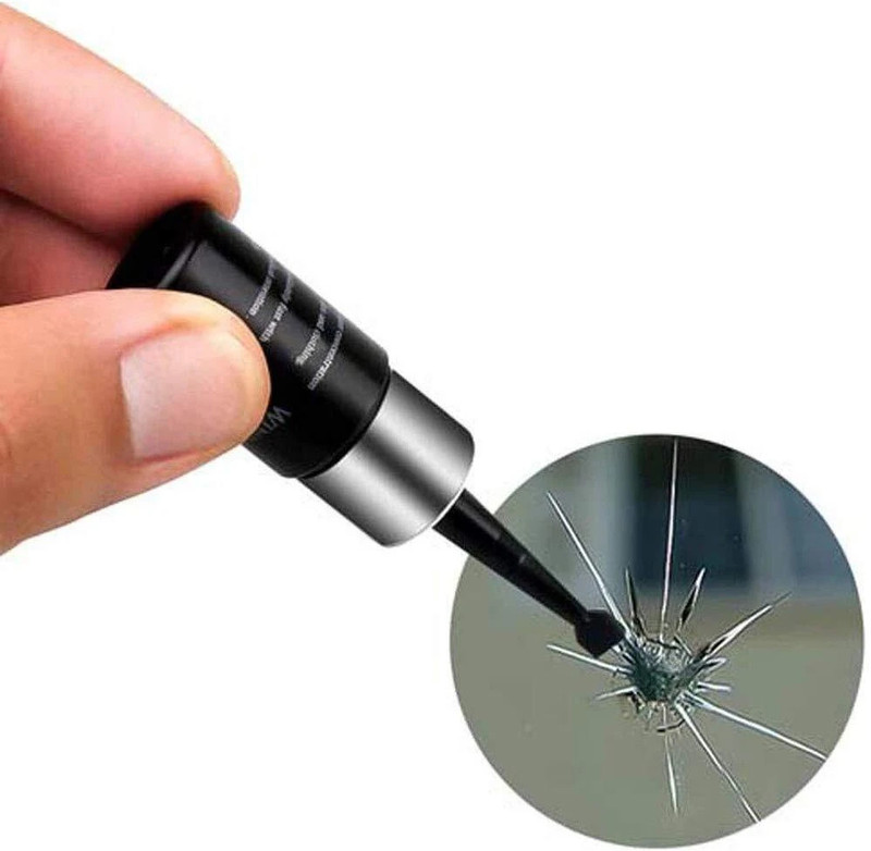 ClickCrack Crack Repair Kit for Cars For DIY Glass Chip & Scratch Remover (Pack 1) Windshield Repair Kit