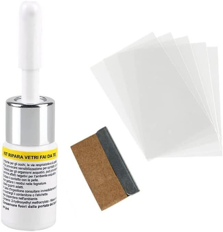 QuickGlass SmartSeal Windshield Crack Repair Kit Windshield Repair Kit
