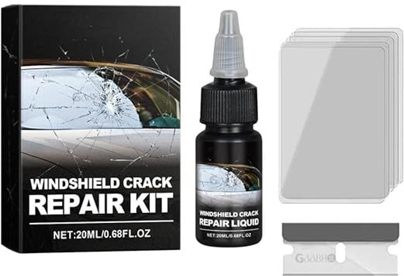 VT ENTERPRISE Windshield Crack Repair Kit for Car | Glass Chip & Bullseye Fix Liquid Windshield Repair Kit