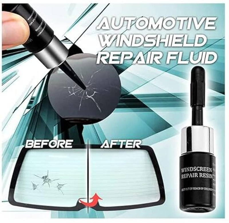 VT ENTERPRISE Resin Windshield Repair Kit – Durable & Easy to Apply Windshield Repair Kit