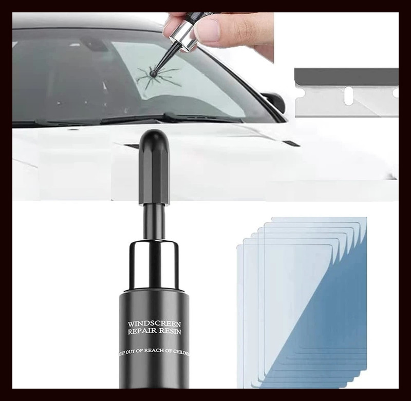 ElitePro elite_ Repair Kit for Glass Crack, Upgraded Glass Repair Kit, Quick and Easy Windshield Repair Kit
