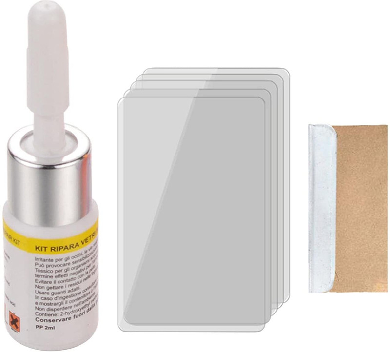 FixeasyGo Car Glass Scratch & Crack Repair Kit For Strong Resin Formula - Pack1 Windshield Repair Kit