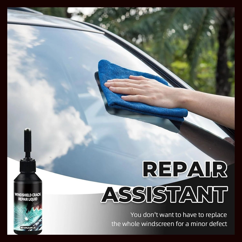 VT ENTERPRISE Windshield Resin Repair Kit – Restore Car Glass Windshield Repair Kit