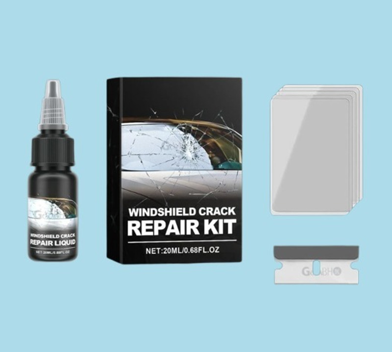 Kesar Car Windshield Crack & Chip Repair Kit 04 Windshield Repair Kit