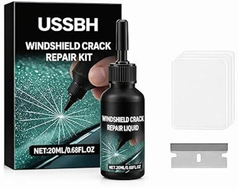 DWARKASH Quick Fix Liquid Glass Repair Kit, Nano Glass Repair Fluid For Cars Repair Kit Windshield Repair Kit