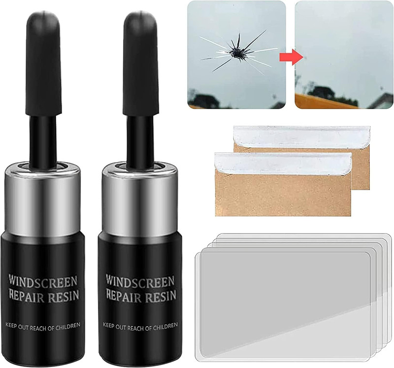 SCREENWAY Windscreen Crack Repair Kit Pack 2 Windshield Repair Kit