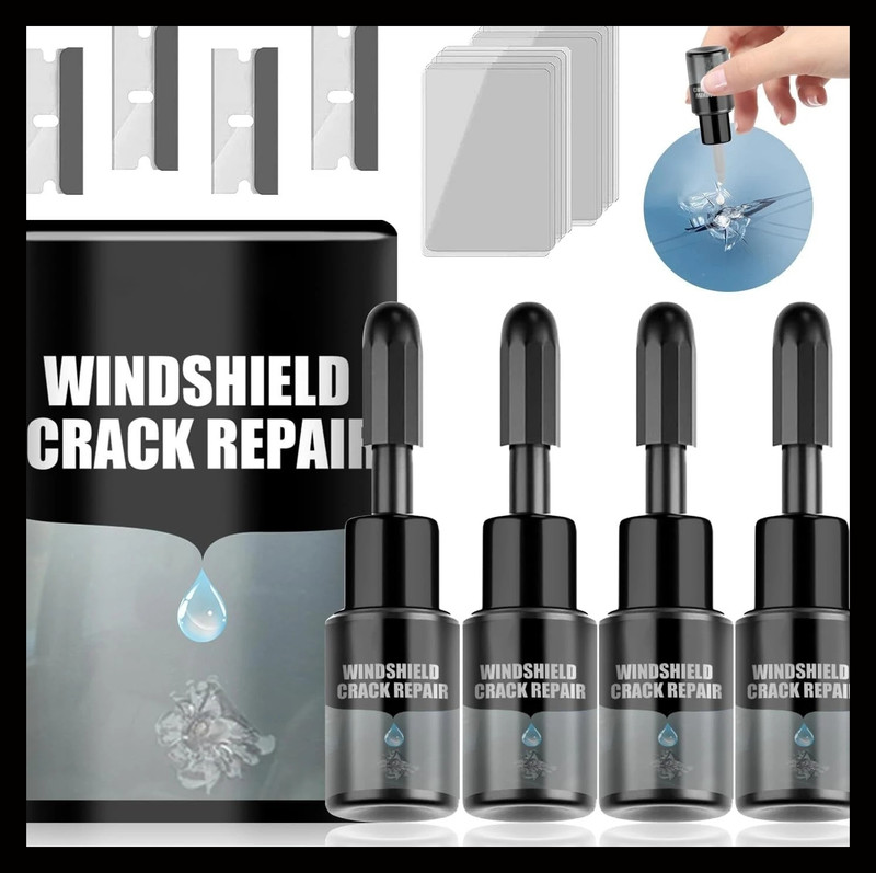 ElitePro elite_Car Glass Crack Repair Liquid, Windscreen Glass Crack Repairing Kit Windshield Repair Kit
