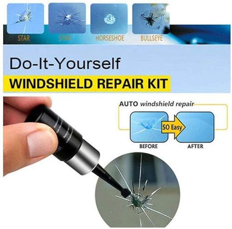 VT ENTERPRISE Professional Windshield Repair Kit for Cars – DIY Resin Windshield Repair Kit