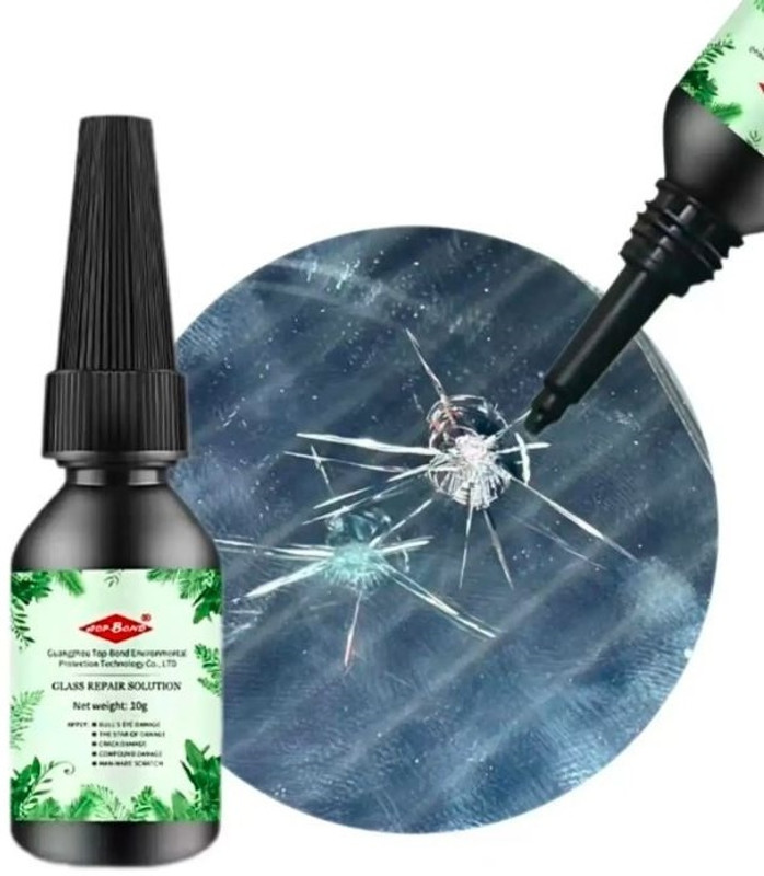 STARSHOPY Windshield Repair Kit in Glass, Car Glass Crack Repair Liquid Windshield Repair Kit