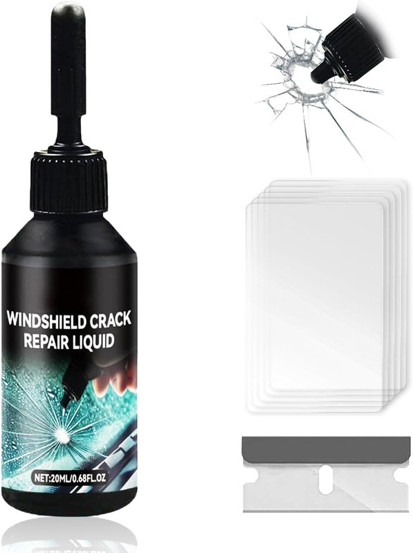 WINDCRACK Automotive Glass Nano Repair Fluid-Car Windshield Repair Resin Windshield Repair Kit