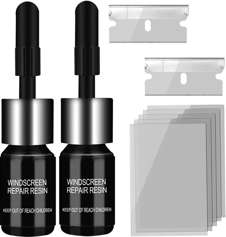 VT ENTERPRISE Quick Glass Repair Kit – Remove Cracks & Restore Clarity Windshield Repair Kit