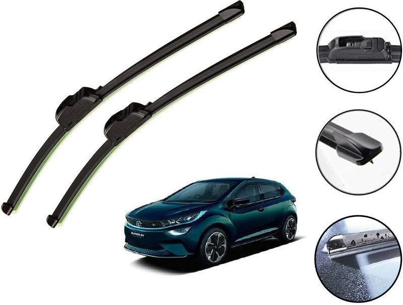ROSHNEER ENTERPRISES ROSHNEER CAR WIPER BLADE FOR TATA ALTROZ SIZE (D-24 & P-16) PACK OF 2 Windshield Wiper Puller