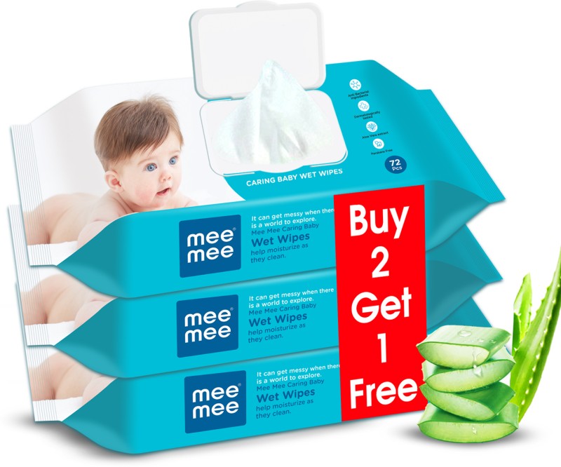 Pack of 3 (216 Wipes) With Lid