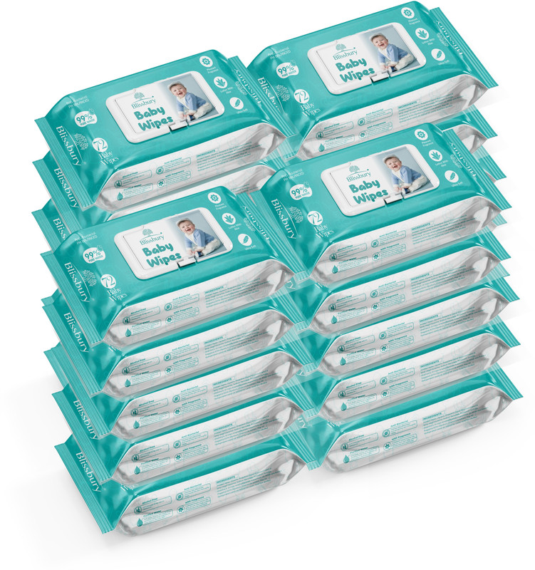 Blissbury Baby Wipes 72 Sheets Pack of 36(36 Wipes)
