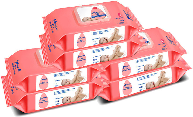 JOHNSON'S Wet Wipes | No Alcohol & Soap | 3x Moisturizing Lotion | Prevents Rash & Redness(432 Wipes)