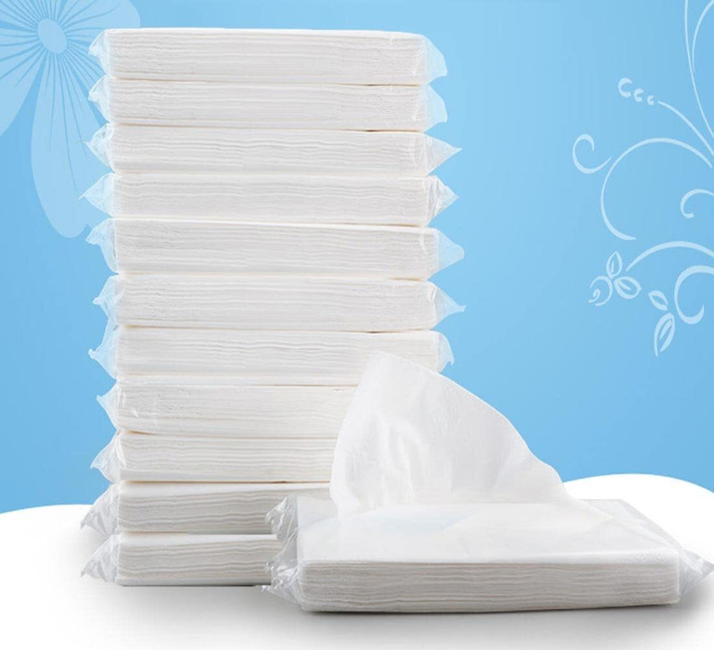 CYMA Dry Wipes for Baby and Adults Ultra Soft wipe 200 Count (Pack 4) 8" x 8"Cloths(4 Wipes)