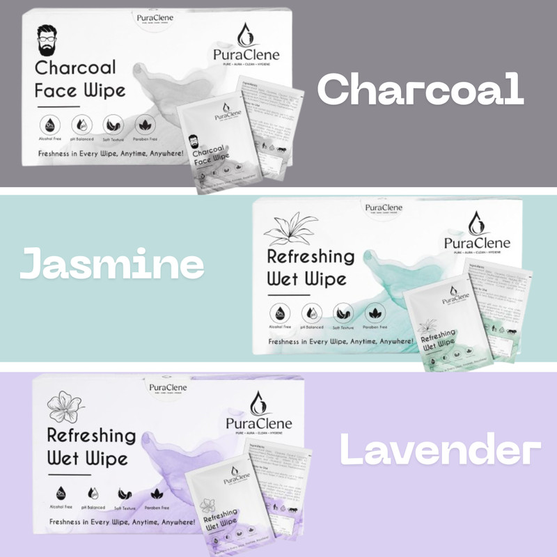 puraclene Wet Wipes Combo | Alcohol & Parabe n Free | Soft & Refreshing Face & Body Wipes(150 Wipes)
