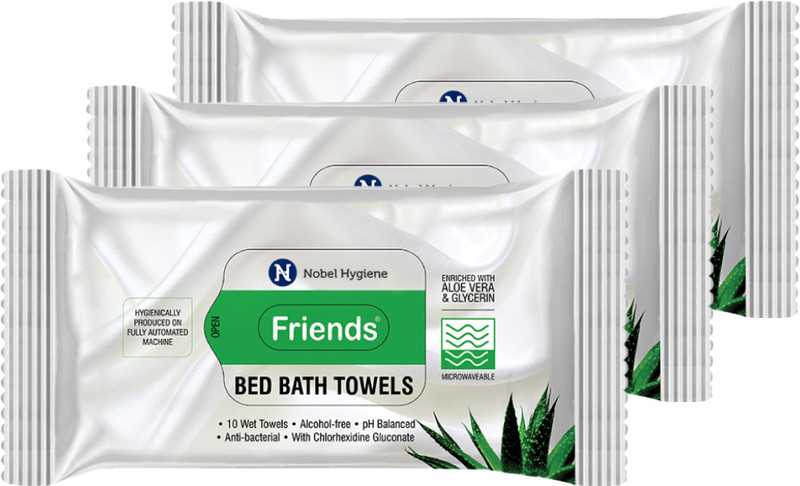 FRIENDS Bed Bath Towels(3 Wipes)