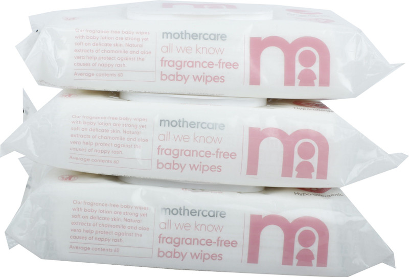 Mothercare FRAGNANCE WIPES 3 PCS SET(3 Wipes)