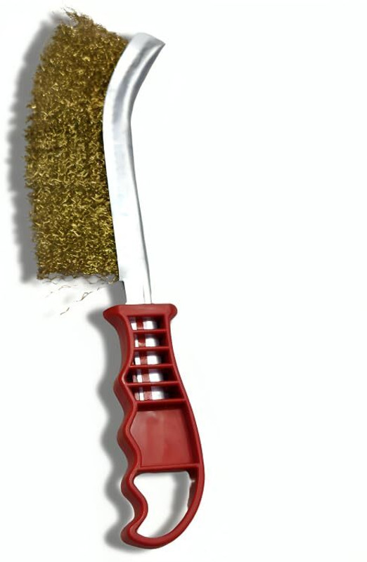 ZIODIC Stainless Steel Metal Wire Hand Brush For Metal Rust; Paint Removal(120 Gram) Wheel Brush(Pack of 1)