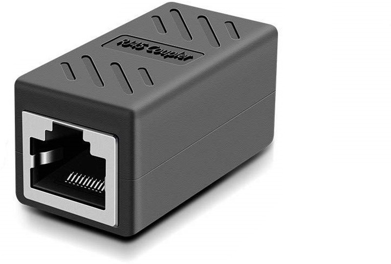 spincart RJ45 Network Coupler, Female to Female LAN Jointer Connector Extender Ethernet for Cat6 Cat5e Cat5 Wireless Ethernet Lan Adapter compatible with Windows, Mac(1000 Mbps)