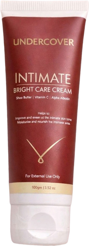 Undercover Intimate Bright Care Cream with Shea Butter, Vitamin C & Alpha Arbutin Intimate Cream(100 ml, Pack of 1)