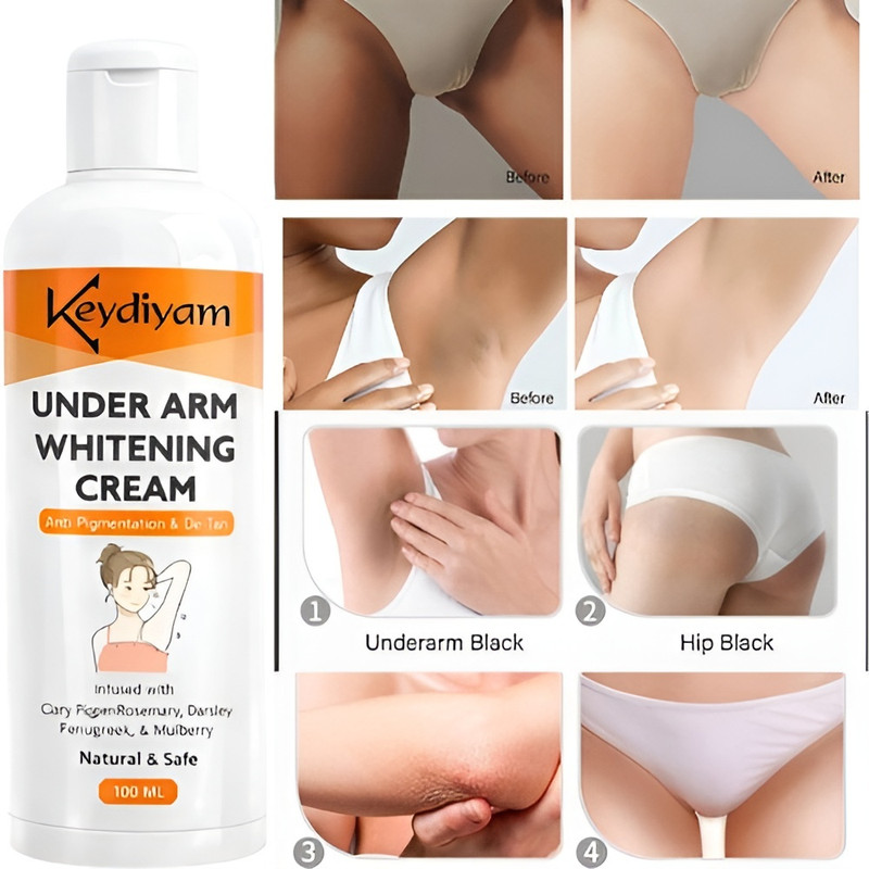 keydiyam Underarm Whitening Cream Intimate Cream(100 ml, Pack of 1)