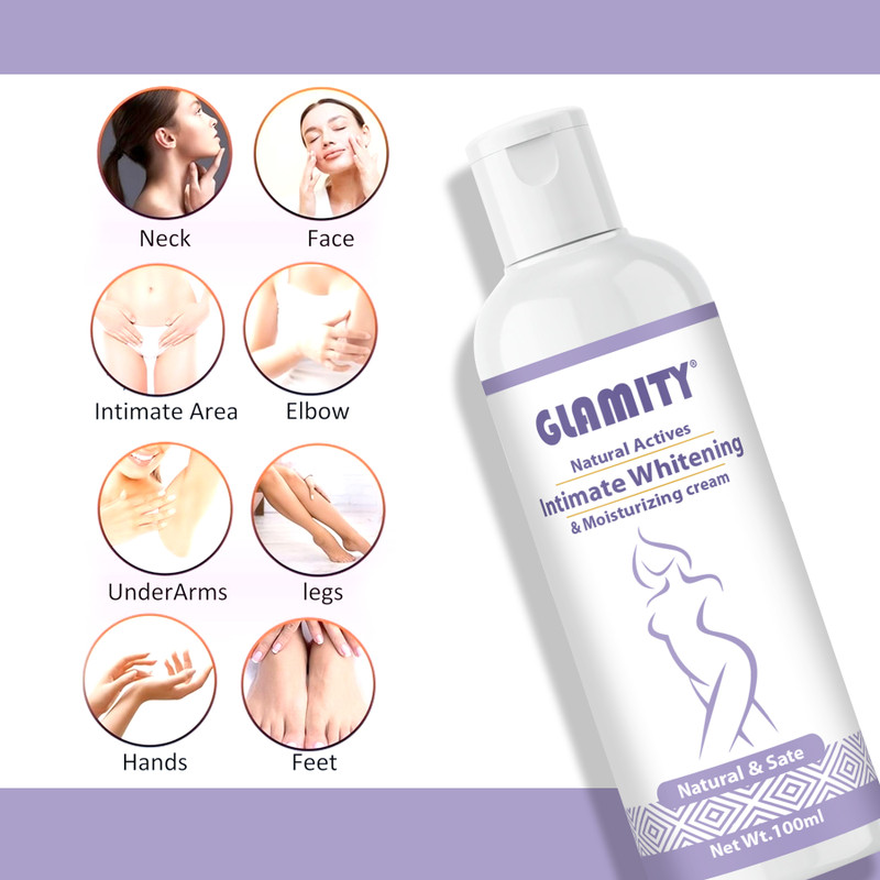 GLAMITY Intimate Cream ladies private part witening cream Intimate Croo Intimate Cream(100 ml, Pack of 1)