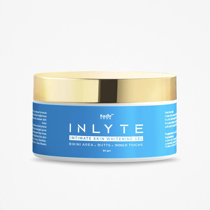 Razorveda INLYTE Intimate Area Skin Whitening Gel for Dark Inner Thighs,Underarms & Back Intimate Cream(50 g, Pack of 1)