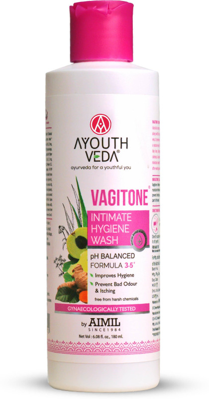Ayouth Veda Vagitone Intimate Hygiene Wash For Women | With Aloe Vera, Amla & Green Tea Intimate Wash(180 ml, Pack of 1)