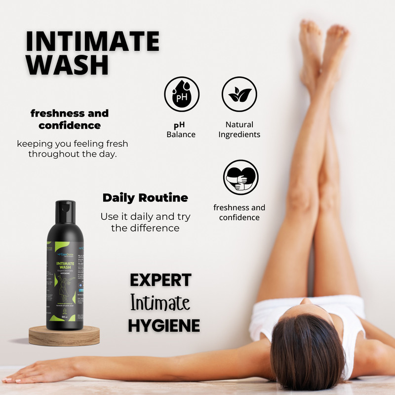CareDone Superior Feminine Care for Everyday Use, pH Balanced, Gentle Cleansing Intimate Wash(50 ml, Pack of 1)