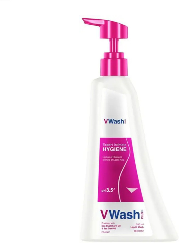 vwash Plus Expert Intimate Hygiene Wash Prevents Itching irritation & dryness Intimate Gel(350 ml)
