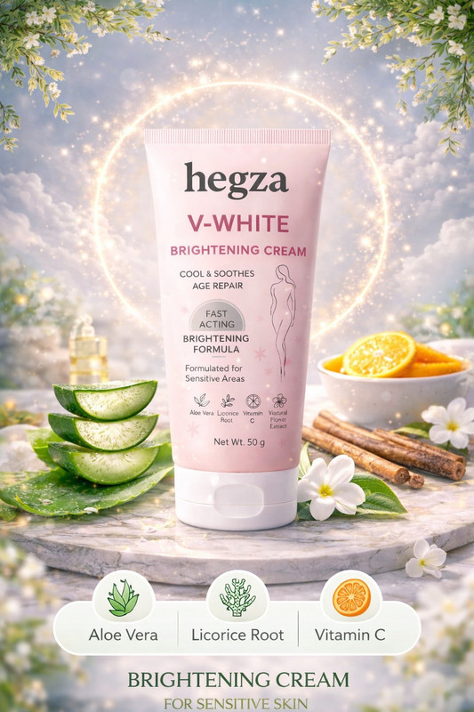 Hegza V White Underarm & Intimate Lightening Cream Intimate Cream(50 ml, Pack of 1)