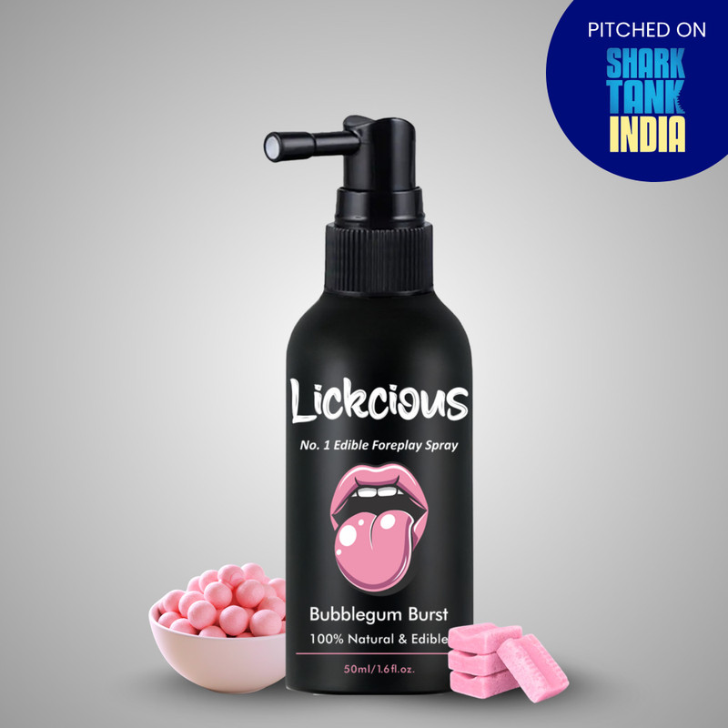 Lickcious Bubblegum Burst Edible Flavour Spray for Enhanced Intimacy and Oral Moments Intimate Spray(50 ml, Pack of 1)