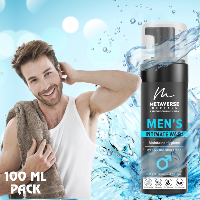 METAVERSE Men intimate wash providing lasting freshness and soothing relief Intimate Wash(100.28 ml, Pack of 1)