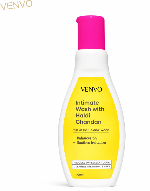 venvo Haldi Chandan Intimate Wash Deep Clean Hygiene Care | 100 ml Intimate Wash(100 ml, Pack of 1)
