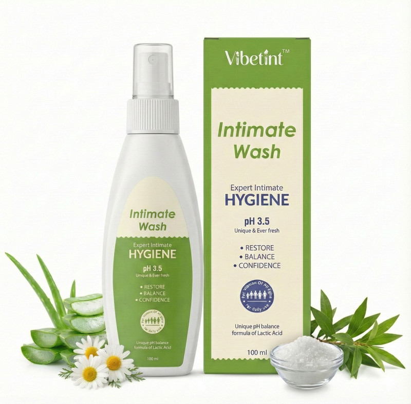 VIBETINT COSMETICS VIBETINT Women’s Intimate Wash | pH 3.5 Balanced | Expert Feminine Hygiene Intimate Wash(100 ml, Pack of 1)