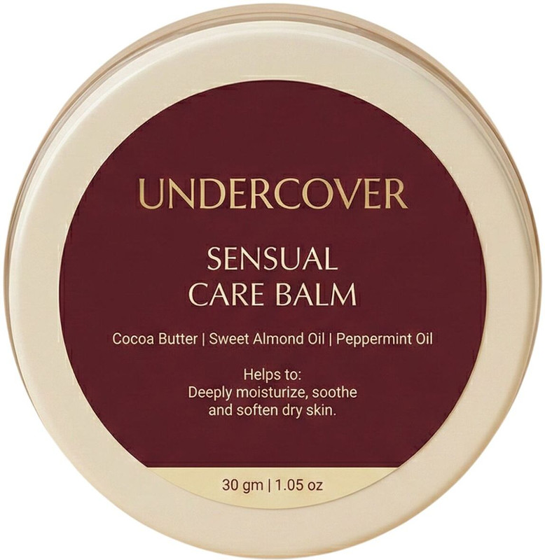 Undercover Sensual Care Balm with Cocoa Butter, Sweet Almond Oil & Peppermint Oil (30gm) Intimate Cream(30 g, Pack of 1)