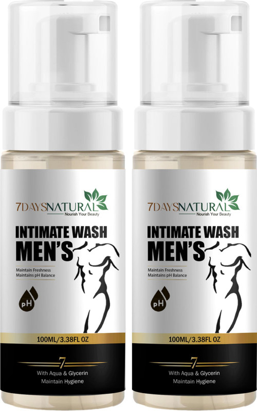 7days natural Natural Intimate Wash For Men | With Aloe Vera & Tea Tree Oil Intimate Wash(200 ml)