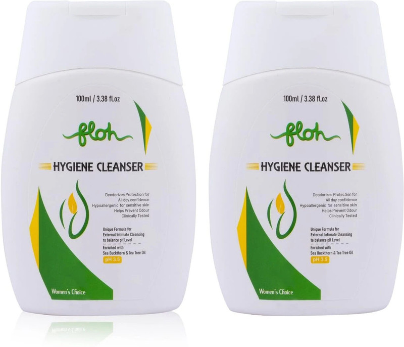 Floh Intimate Wash for Women |Clinically Tested PH 3.5 |Prevents Itching,Irritation | Intimate Wash(100 ml, Pack of 1)