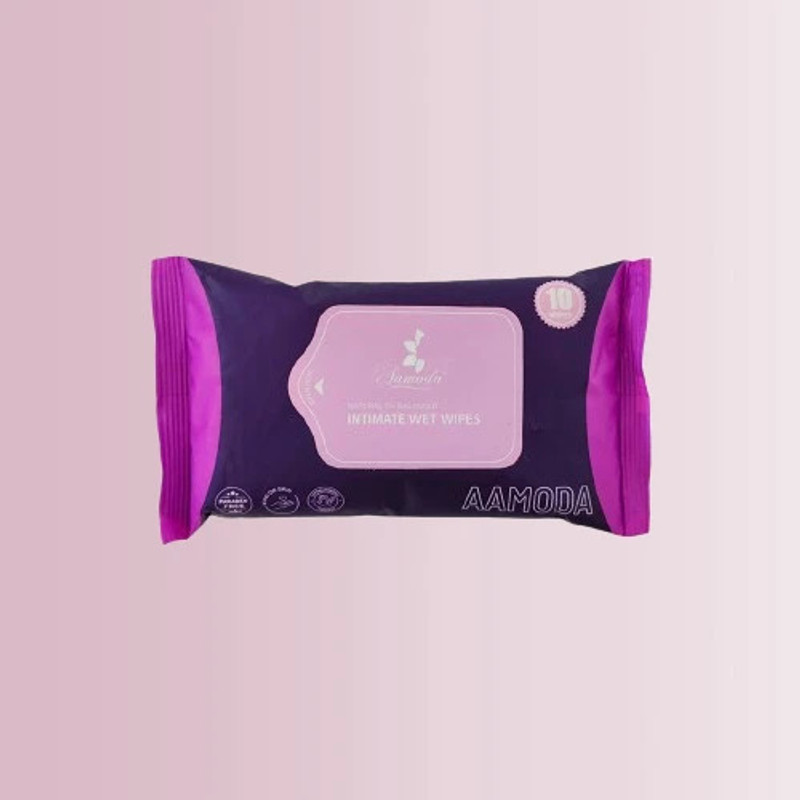 aamoda Intimate Wet Wipes Intimate Wipes(10 ml, Pack of 10)