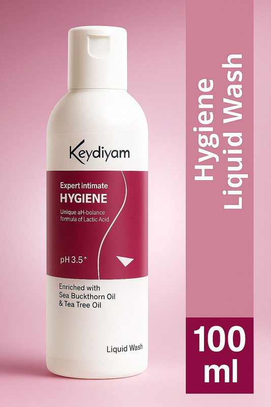 keydiyam pH 3.5 Intimate Care Liquid Wash for Women Intimate Gel(100 ml, Pack of 1)