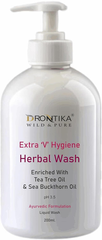 DRONTIKA WILD & PURE Natural anti Wash for Women - with Tea Tree Oil Intimate Wash(200 ml)
