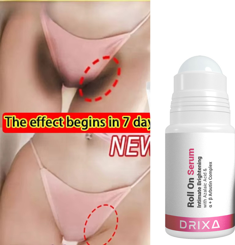 Drixa Intimate Brightening Roll-On Serum for Private Parts | Dark Spot Remova Intimate Cream(50 ml, Pack of 1)
